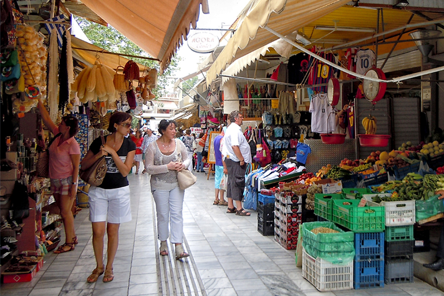 Shopping time – Heraklion open market